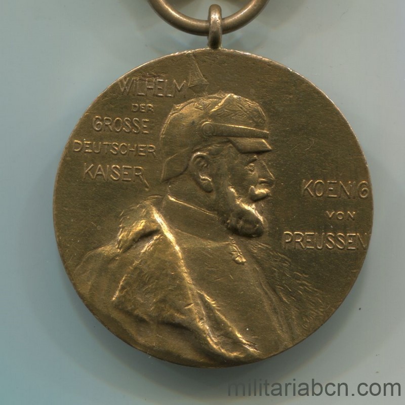 Alemania.  Medalla del Centenario del nacimiento del Kaiser de Prusia Wilhelm I
