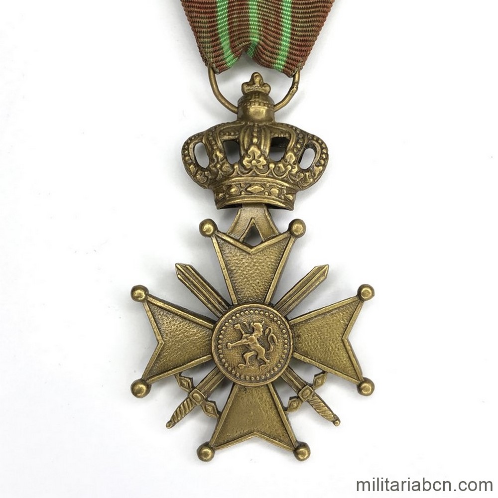 Bélgica. Cruz de Guerra 1914-1918. Creada en 1915