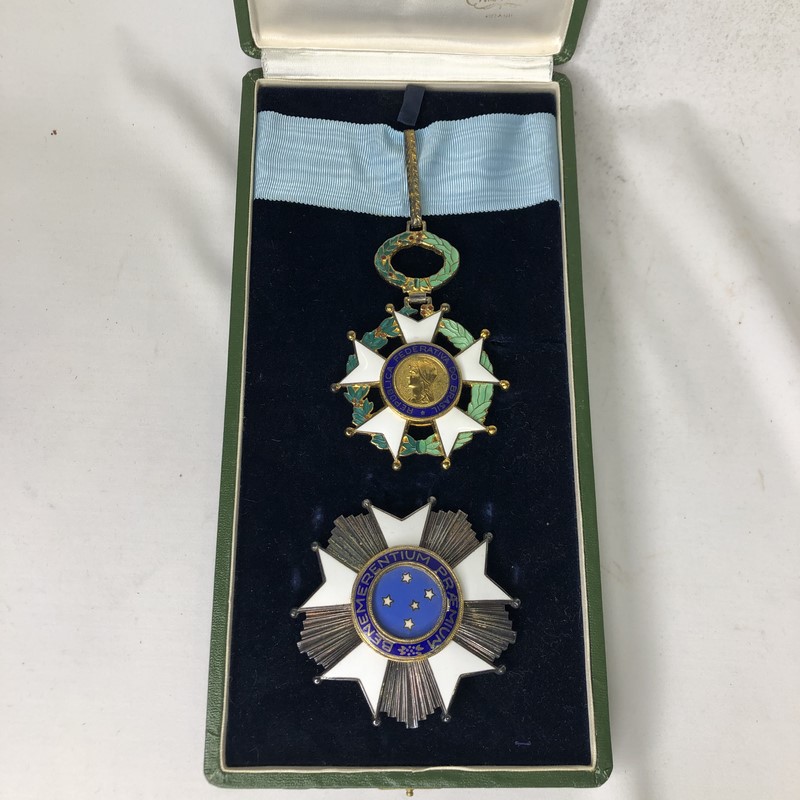 Brasil Cruz y Placa de Gran Oficial de la Orden de la Cruz del Sur