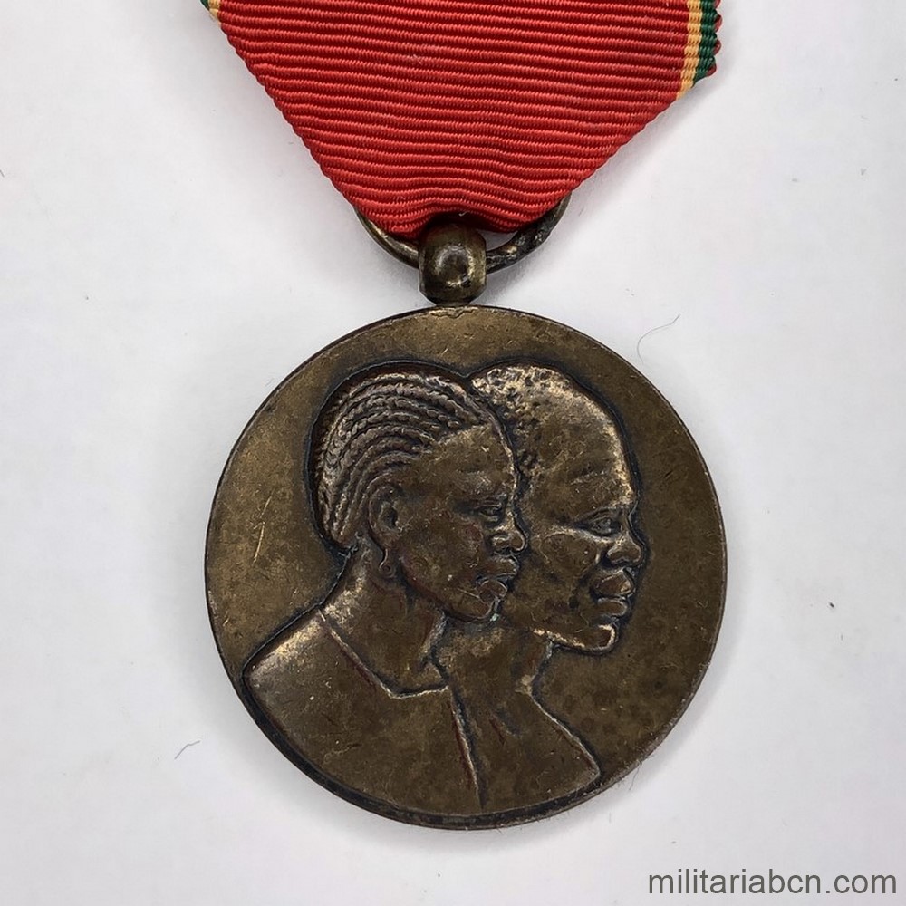 República del Zaire. Medalla al Mérito Conyugal. Versión bronce