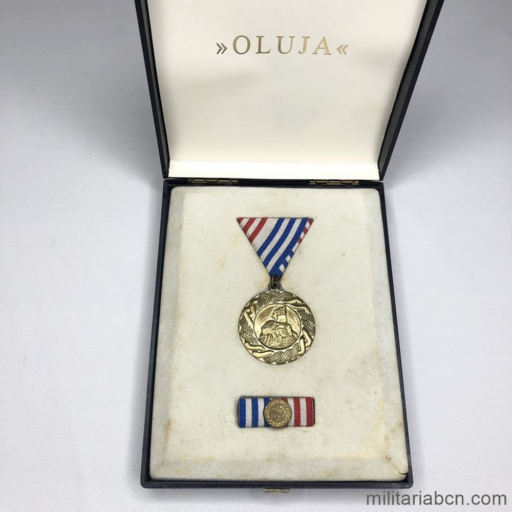Croacia. Medalla de la Operación Oluja. 1995. Medalja Oluja. Con caja de origen