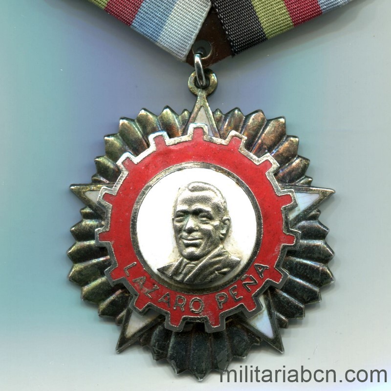 Cuba. Orden de Lázaro Peña. 2ª Clase