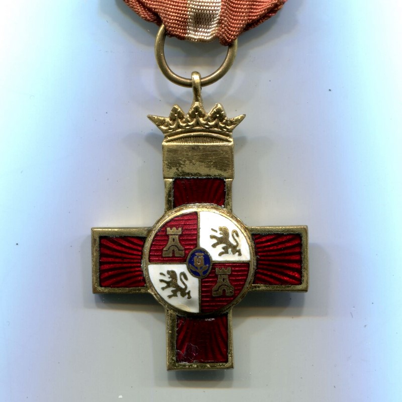 Orden al Mérito Militar Distintivo Rojo. Período Guerra Civil