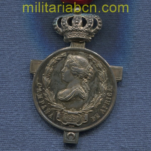 España. Cruz de Distinción de Africa. 1860.