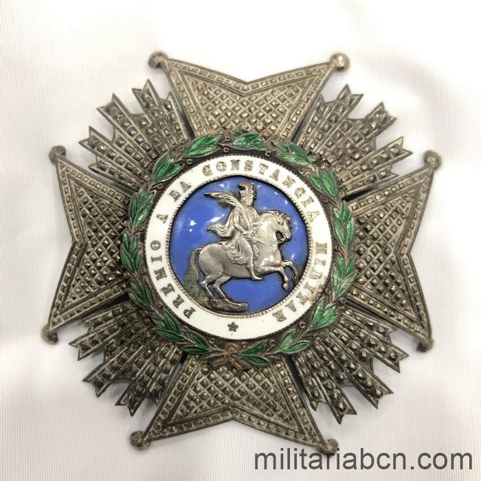 Placa de la Orden de San Hermenegildo. Epoca Alfonso XIII