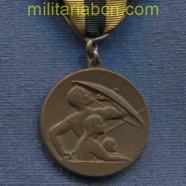FINLANDIA. Medalla al Mérito de la Defensa Civil. Versión bronce.