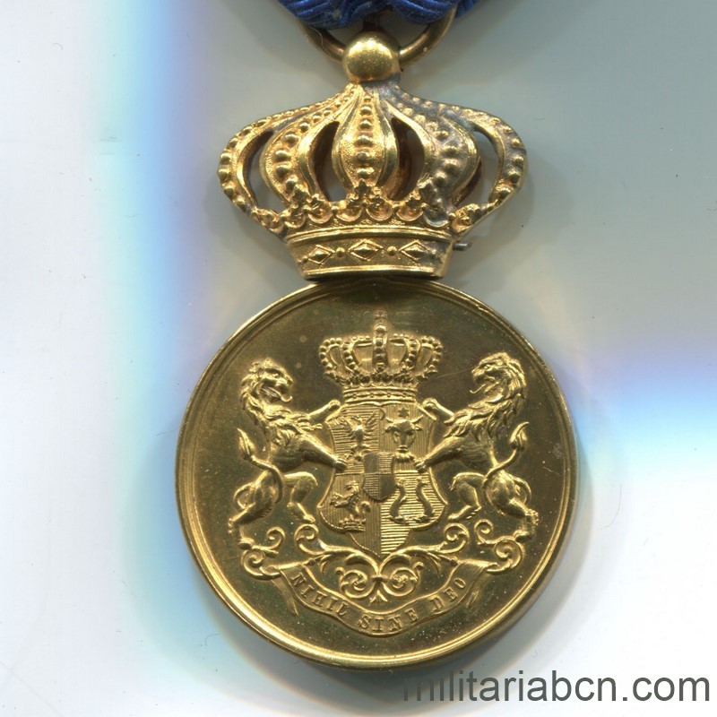 Rumanía. Medalla de 1ª Clase al Leal Servicio. Modelo 1880