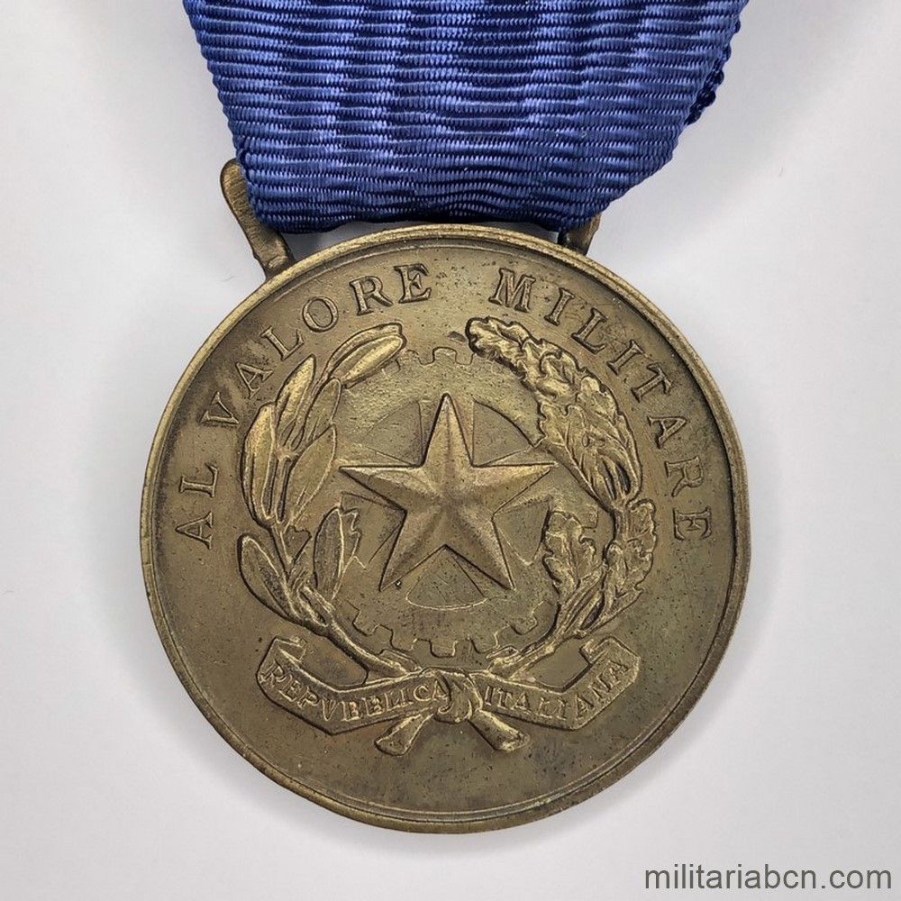 República Italia. Medalla al Valore Militare. 1946