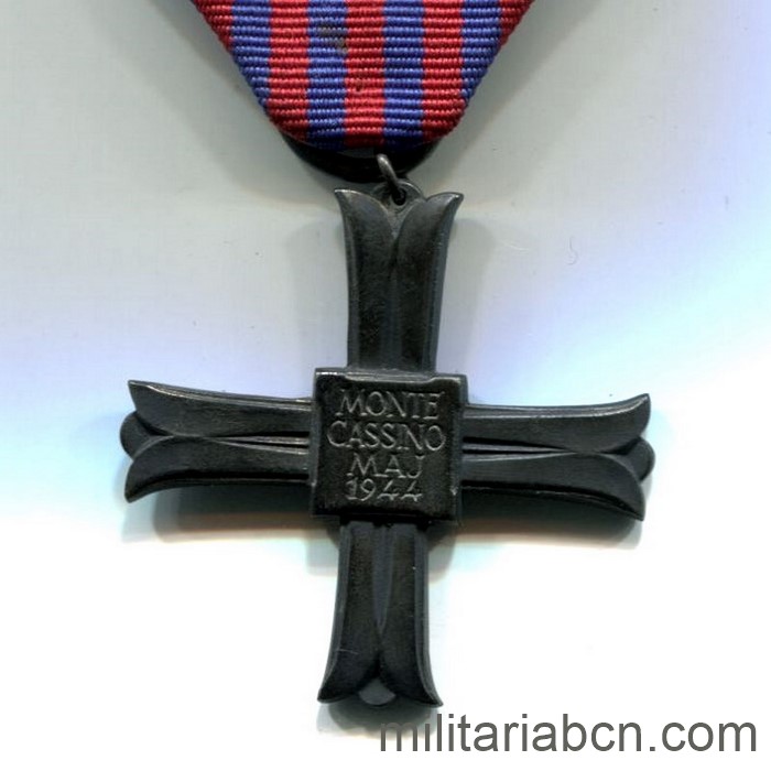 Polonia. Cruz de Montecassino. Numerada
