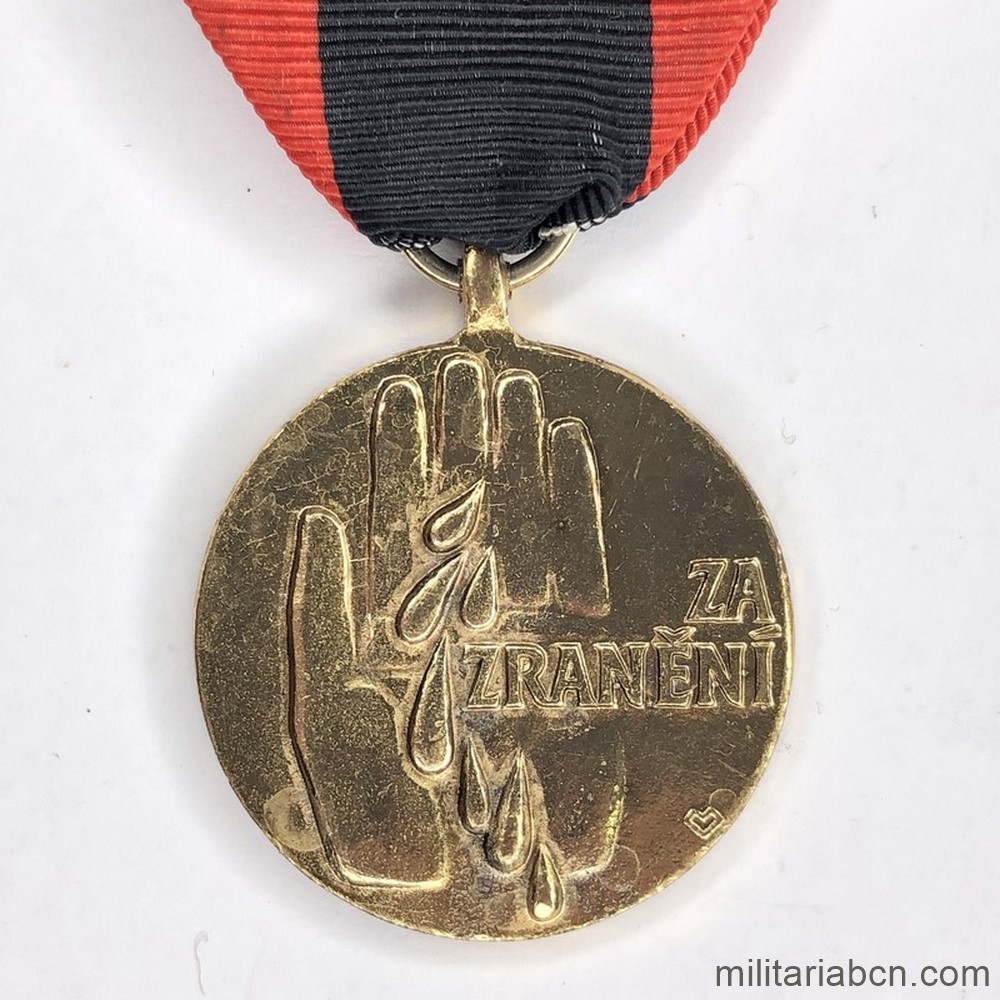República Checa. Medalla de Herido