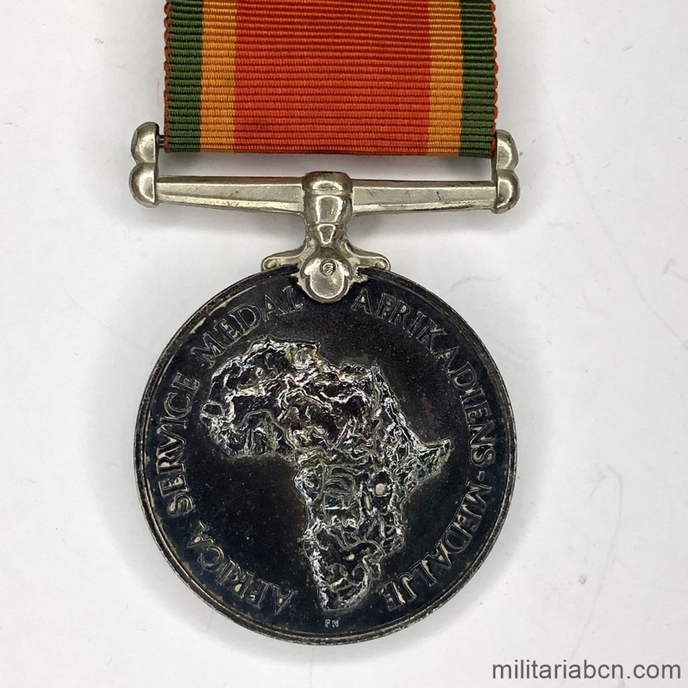 Sudáfrica. Medalla de Servicio de la 2ª Guerra Mundial