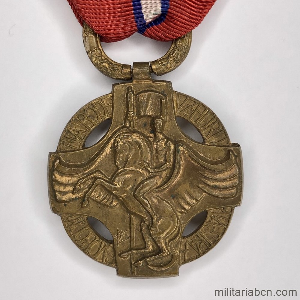 República de Checoslovaquia. Cruz revolucionaria. 1918