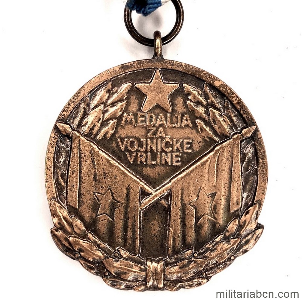 Yugoslavia. Medalla a la Virtud Militar. 1951