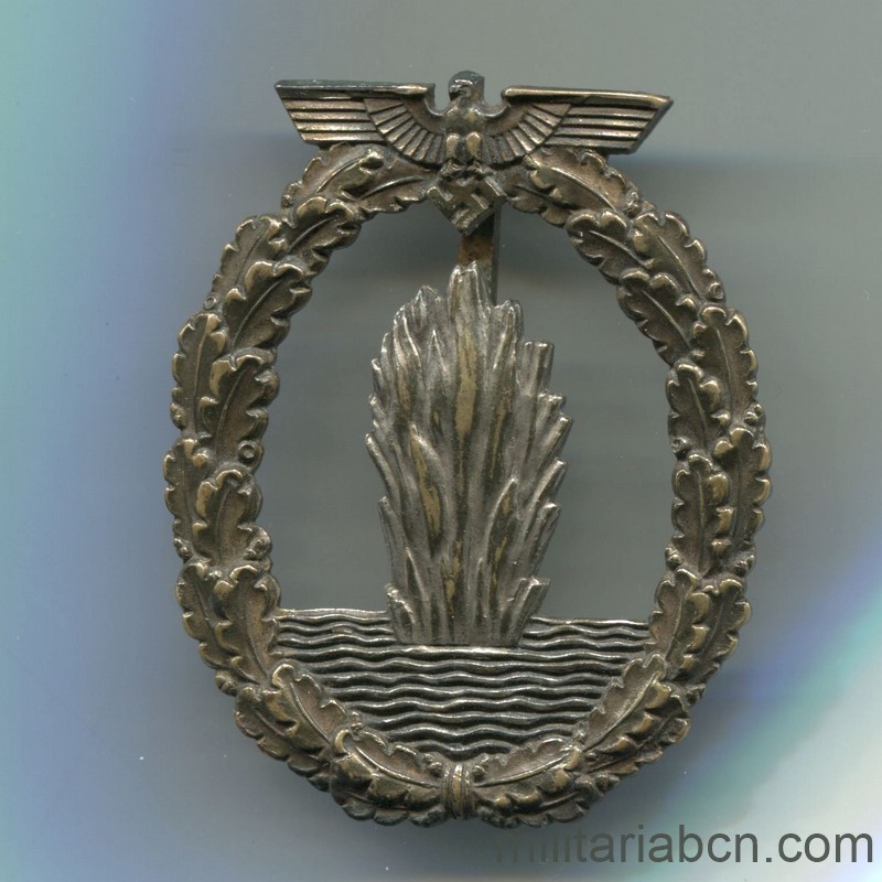 Alemania III Reich. Kriegsmarine. Placa de Minadores y Desminadores