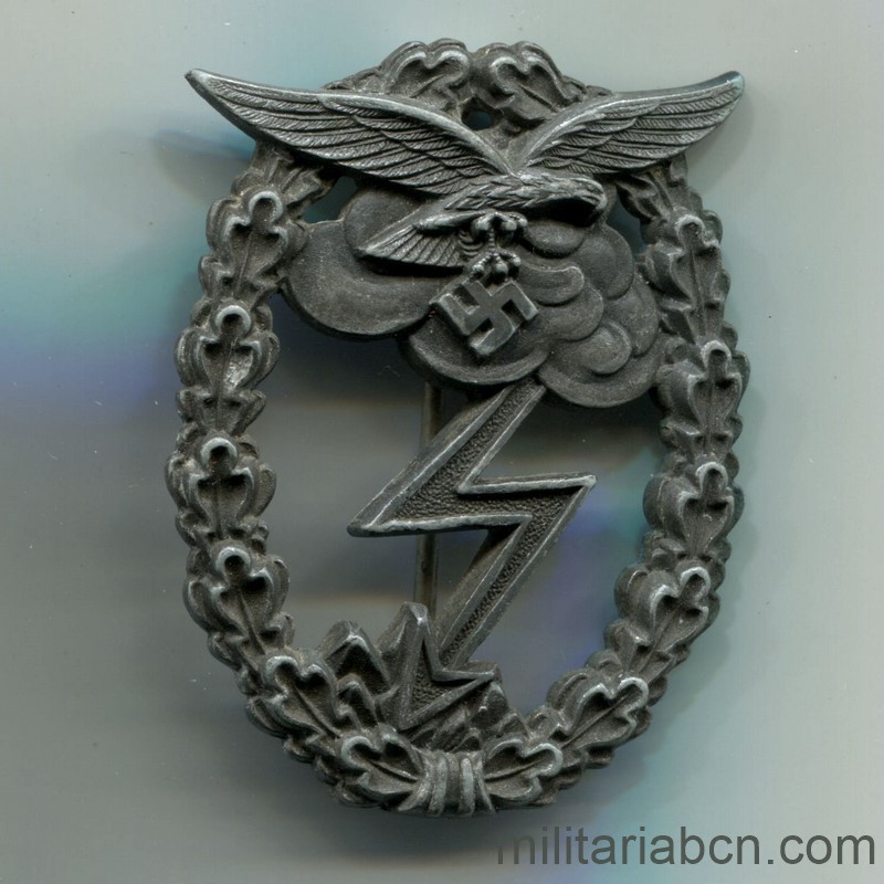 Alemania III Reich. Luftwaffe. Placa de Combate en Tierra