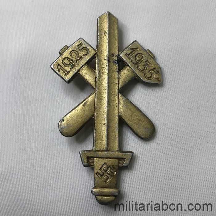 Alemania III Reich. Distintivo 10 Aniversario del NSDAP del Gau de Essen