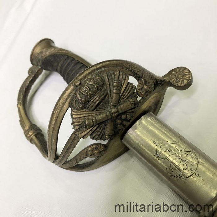 España. Espada de Artillería modelo 1862