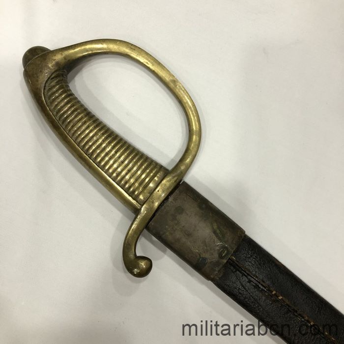 Francia. Sable Briquet Modelo 1802 (An XI) de Infantería del Primer Imperio francés. Era napoleónica