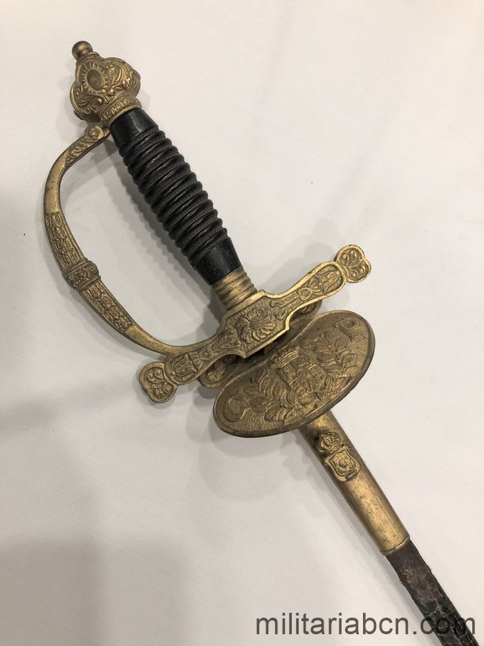 Espada de Ceñir. Cuerpo de Prisiones. Modelo 1899.