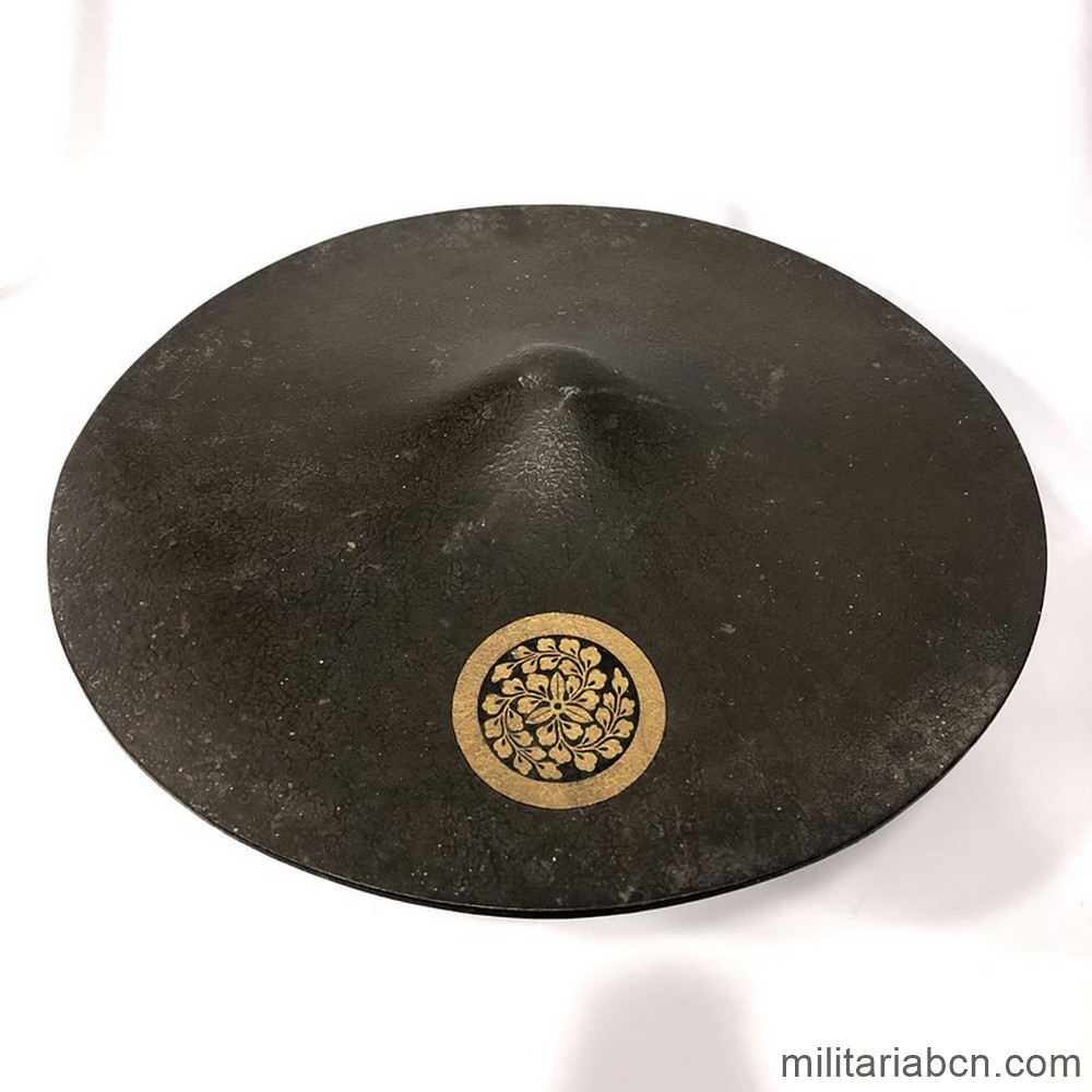 Japón. Jingasa de samurai del clan Kuroda. Periodo Edo