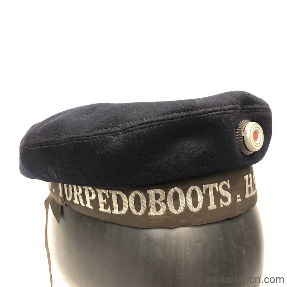 Alemania Imperial. Gorra de Marinero de la XIV Torpedoboots Halbflottille XIV. 1ª Guerra Mundial