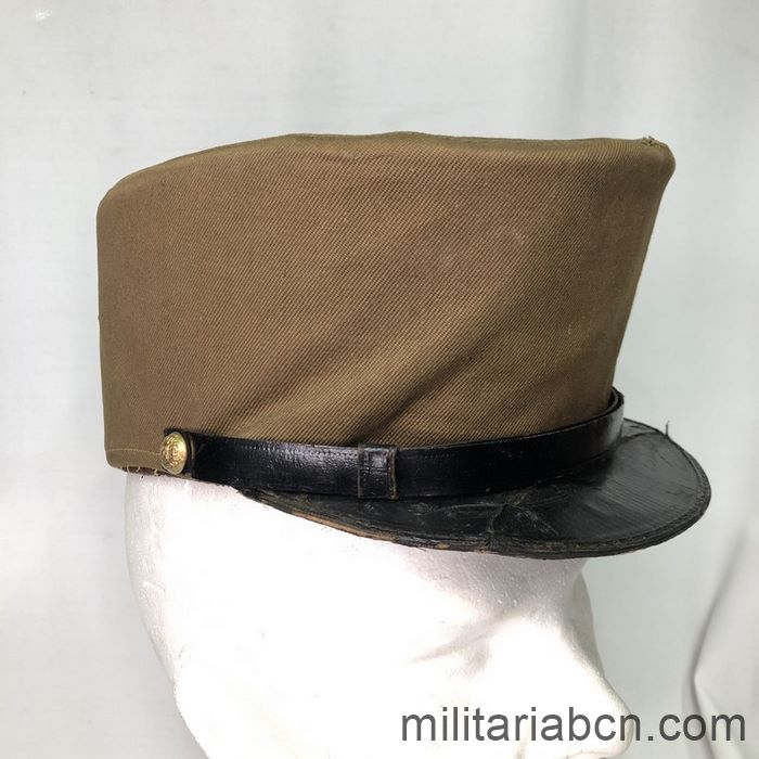 Ros de Infantería de tropa de color negro con funda caqui