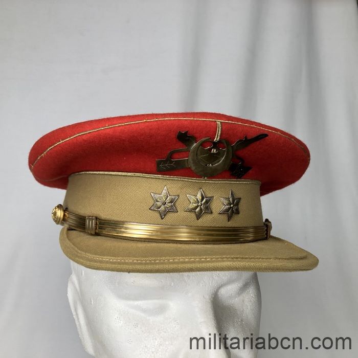 Gorra de plato de Capitán de Regulares