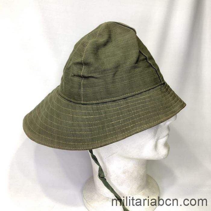 Chambergo color verde del Ejército Popular de la República. Guerra Civil Española.