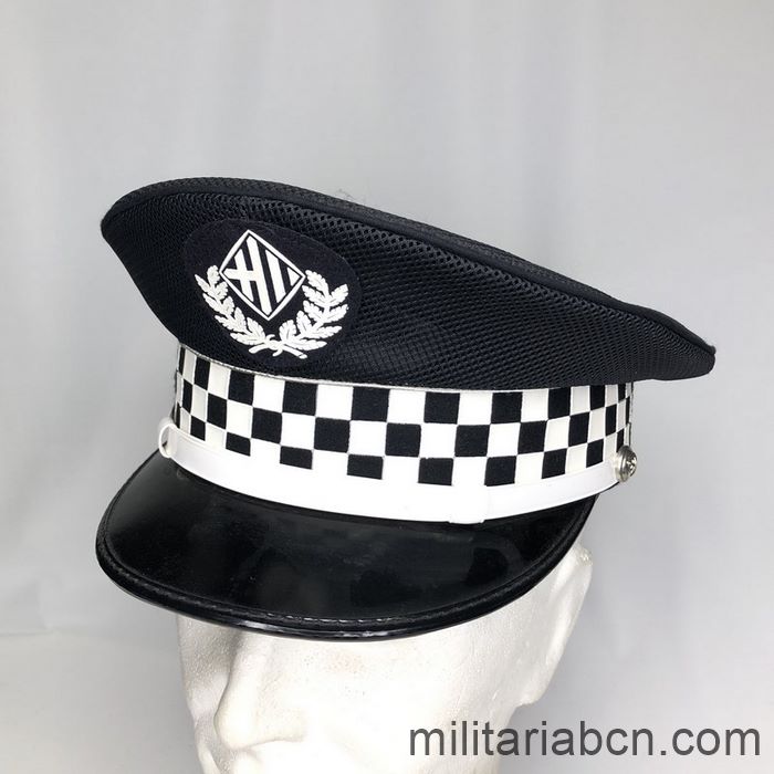 Gorra de plato de la Guardia Urbana de Barcelona