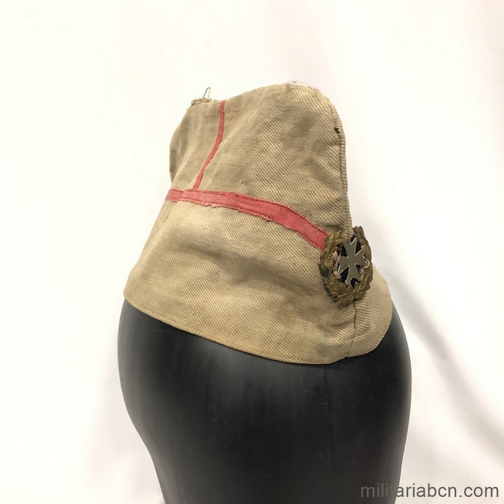 Gorra Cuartelera de Sanidad Militar del Ejército Popular de la República