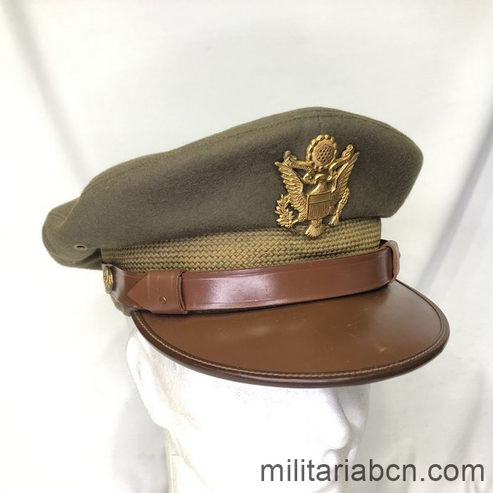 Estados Unidos. Gorra de Oficial del Ejército de Tierra. Segunda Guerra Mundial