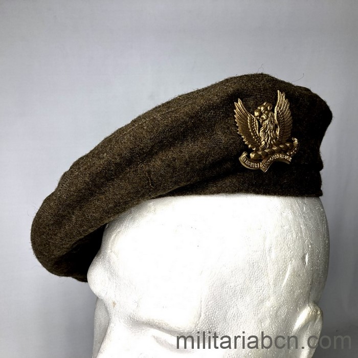 Reino Unido. Boina del Ayrshire Earl of Carrick's Own Yeomanry. 2ª Guerra Mundial