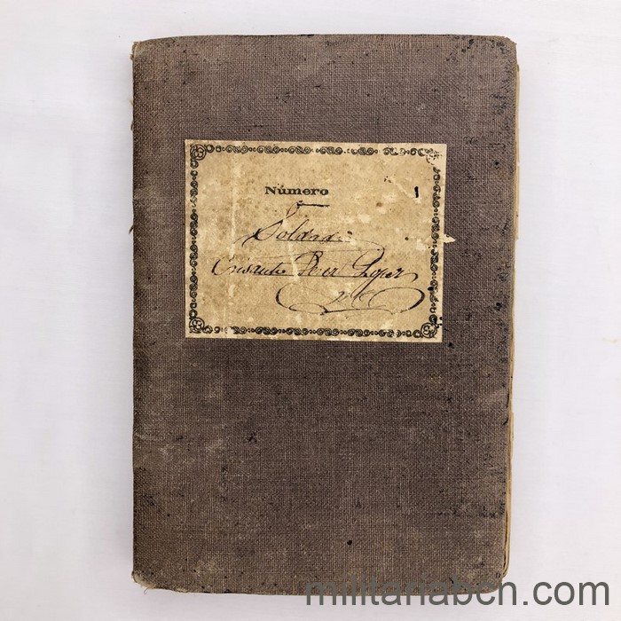Regimiento de Caballería de Santiago. Libro del Ajuste de Cuentas