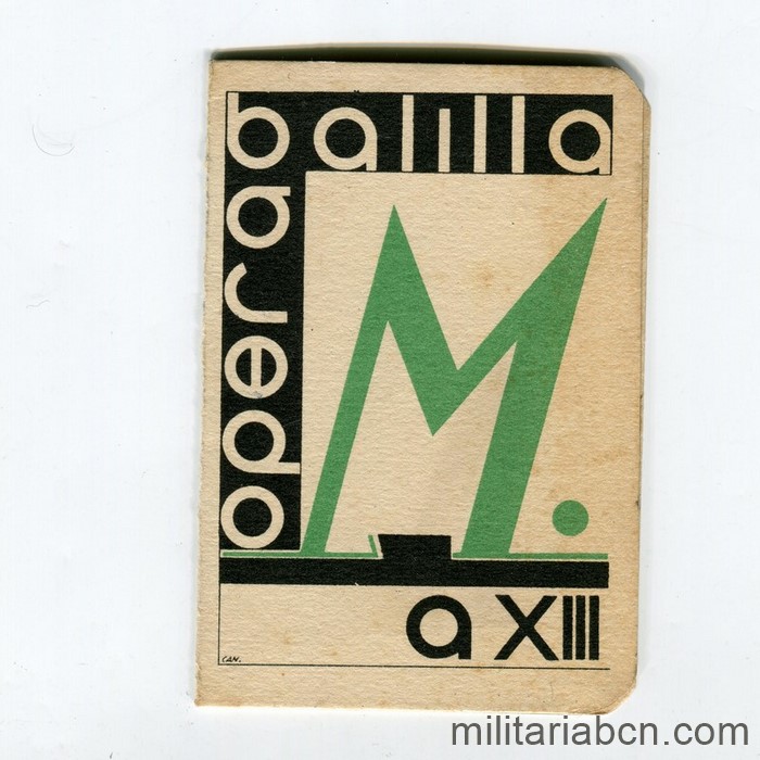 Italia. Carnet de la Opera Nazionale Balilla. Anno XIII. Aldo. 1931