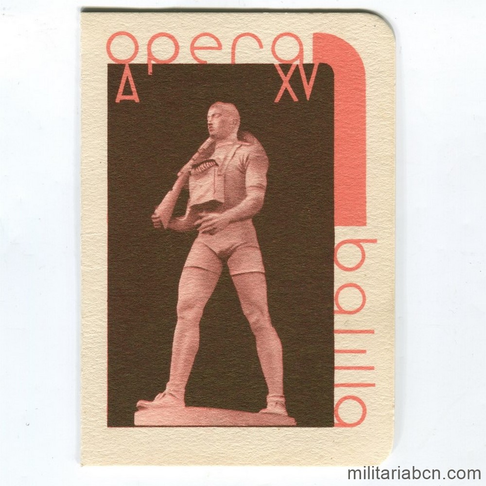 Italia. Carnet de la Opera Nazionale Balilla.  Año XV. 1937