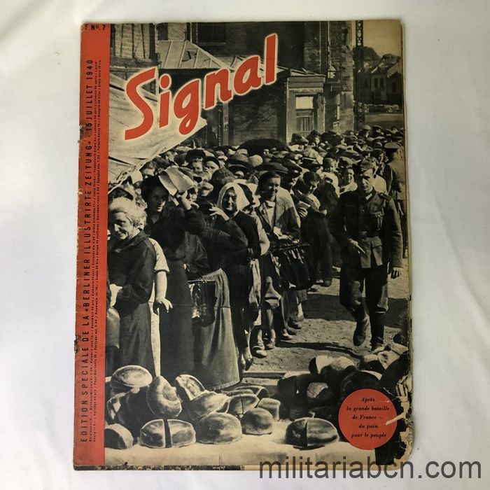 Revista Signal. nº 7  1940. Texto en francés
