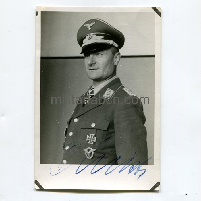 Fotografía autografiada por Georg Christl