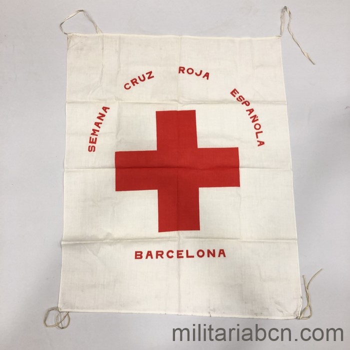 Bandera Semana de la Cruz Roja Española. Barcelona