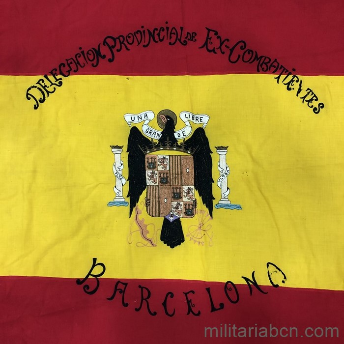 Bandera de la Delegación Provincial de Ex-Combatientes de Barcelona 1938-1945