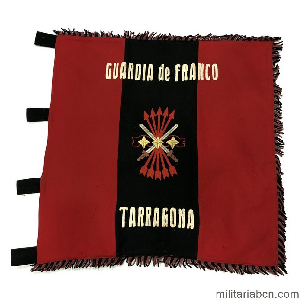 Bandera o Guión de la Guardia de Franco de Tarragona