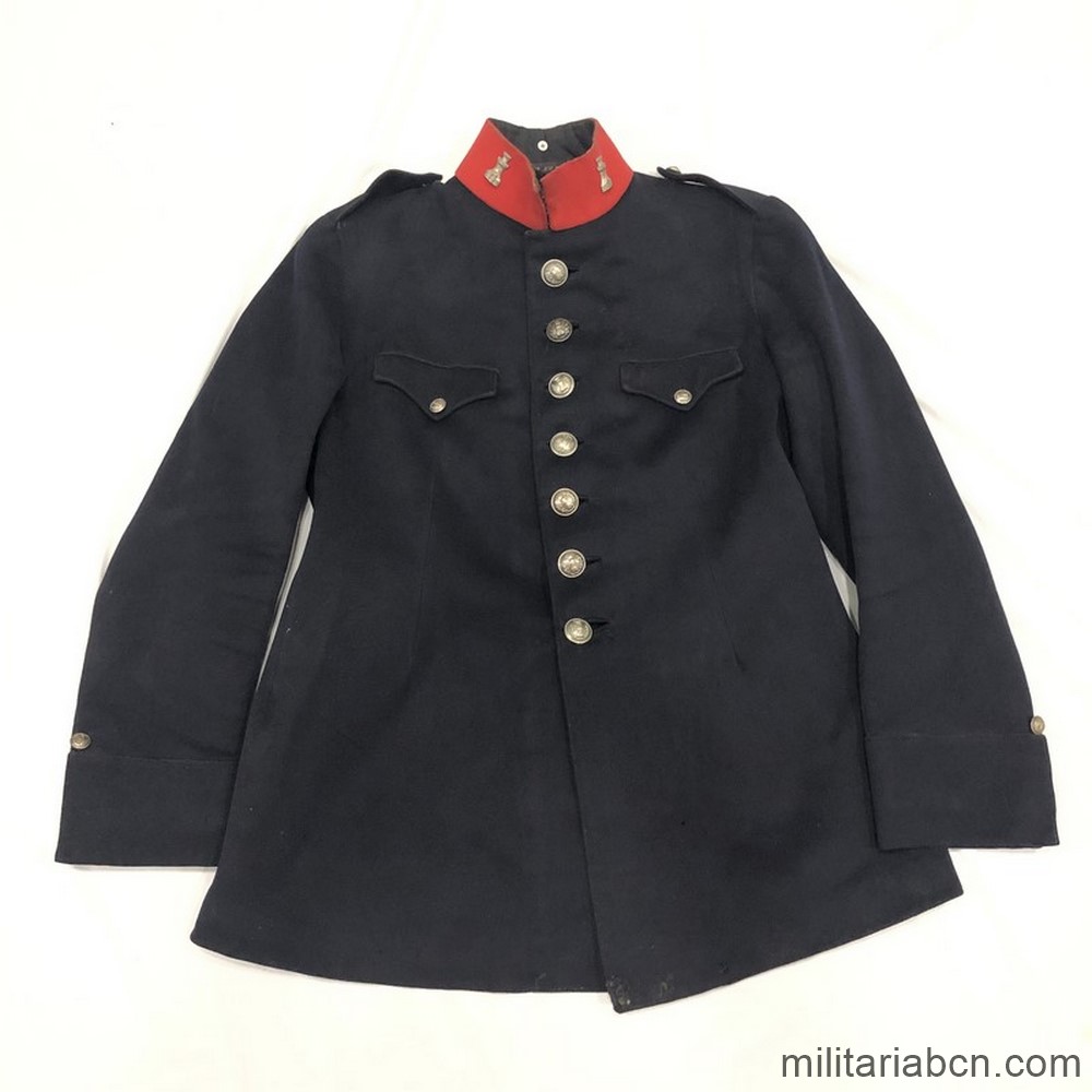 España. Guerrera o chaqueta de Paseo para Diario de Tropa de Ingenieros. Época Alfonso XIII