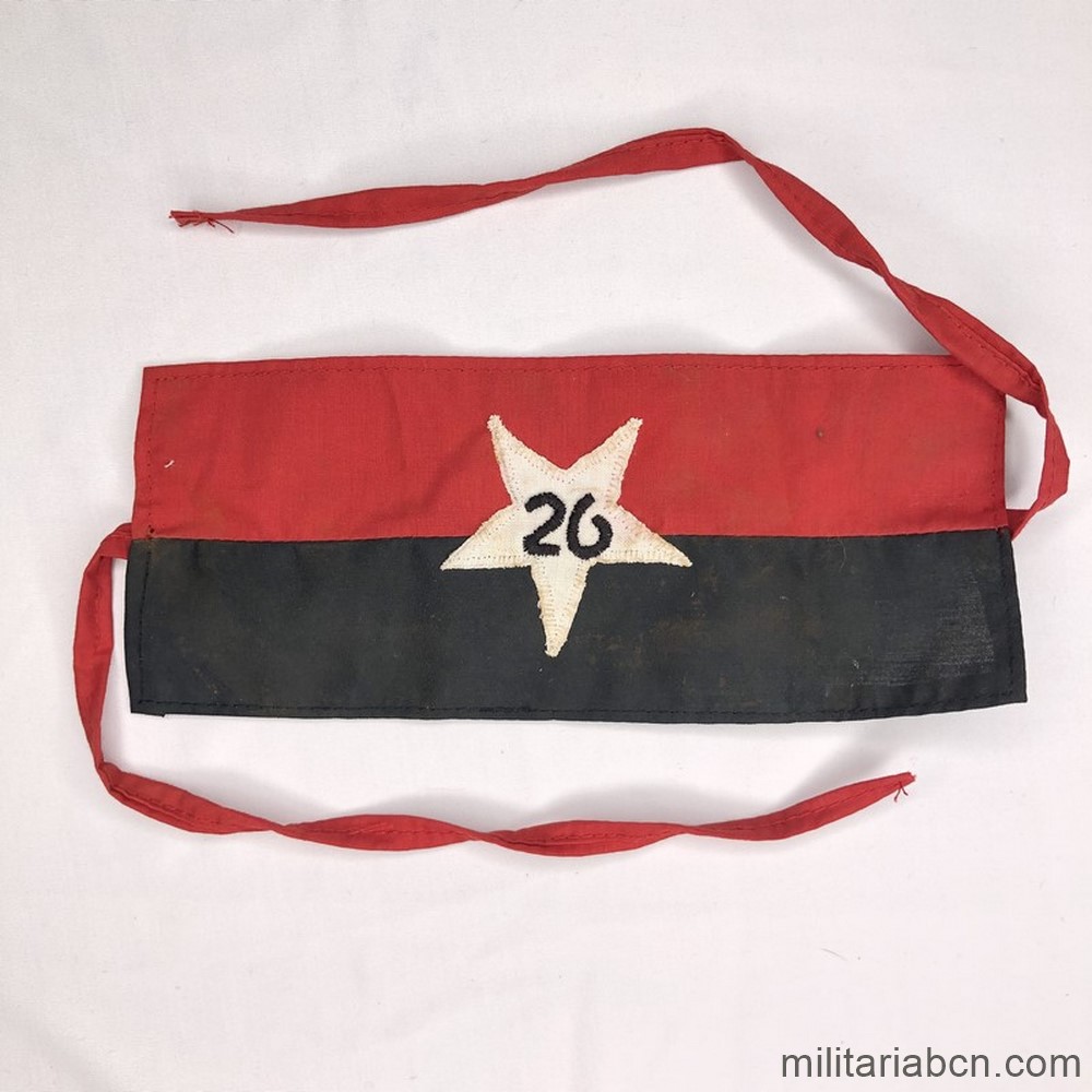 República de Cuba. Brazalete del Movimiento 26 de Julio