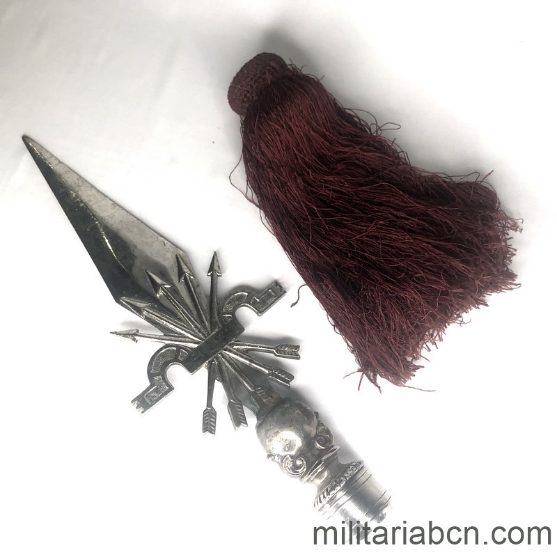 Moharra con flecos de la Guardia Personal de Franco