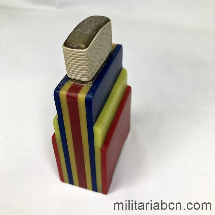 Encendedor con la Bandera Republicana. Segunda República y Guerra Civil