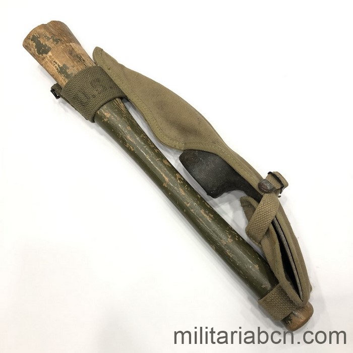 Estados Unidos. Zapapico del Ejército USA. Marcado US Diamond 1945. Segunda Guerra Mundial.