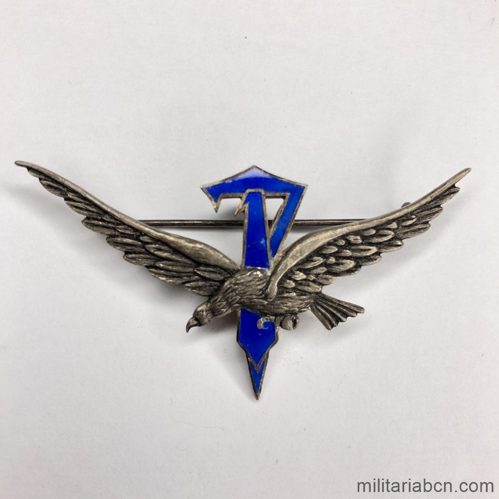 Insignia o Mascota de la 17 Promoción de 1965 del Ejército del Aire. 68 x 35 mm
