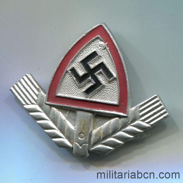 Alemania III Reich. Insignia de gorra RAD Reichsarbeitsdienst