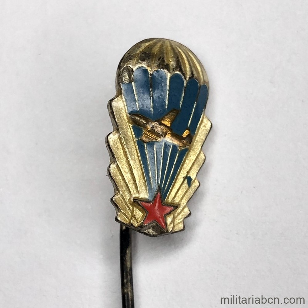 República Socialista Checoslovaca. Miniatura de la Insignia Paracaidista del Ejército de Tierra