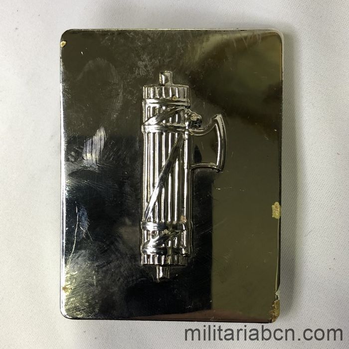 Hebilla de una Centuria de la Guardia de Franco. Con el símbolo del Fascio. Postguerra.