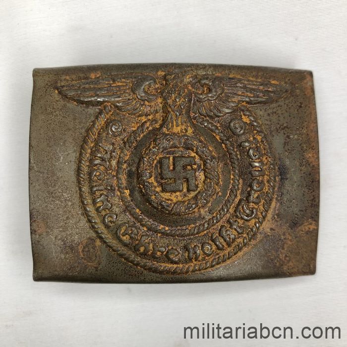 Hebilla de las SS Schutzstaffel. Marcada RZM 36/42. SS. REPRODUCCION